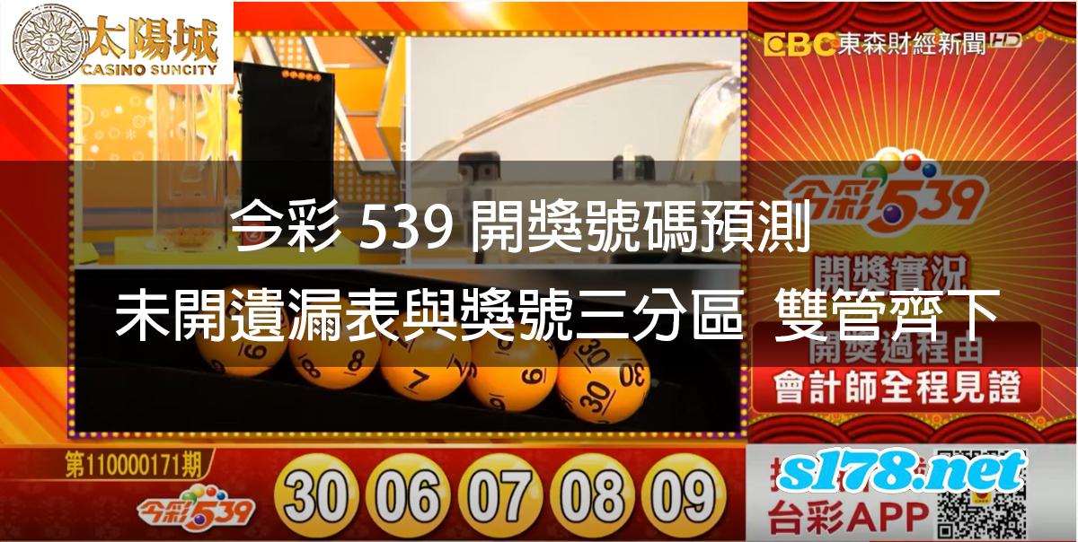 今彩539開獎號碼預測 雙贏模式雙管齊下 539樂透堂