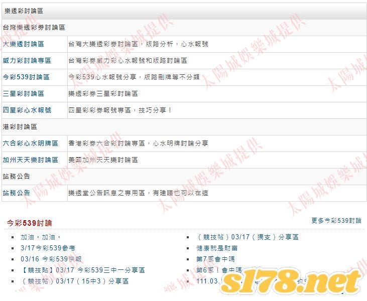 今彩539討論區