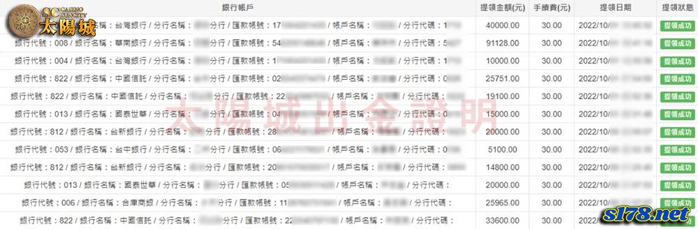 SC娛樂城出金紀錄證明圖